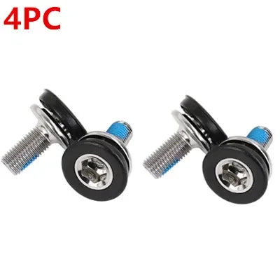 2/4/10pcs M8x15mm Mountain Bike Hex Head Crank Arm Bolts Bicycle Axle Bolt Waterproof Screw Bicycle accessories Repair Tools