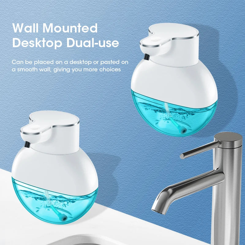 NOCCLILI Smart Soap Dispenser 420ml Touchless Motion Sensor Washing Hand Device Wall-Mounted Liquid Soap Dispenser