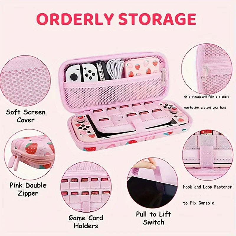 Case Switch Ns/Switch OLED Mode and Various Electronics💖 Durable and Long-Lasting!🎗️