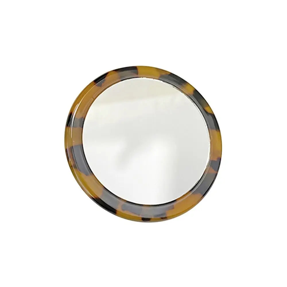 Travel Accessories Simple Acetate Makeup Mirror Portable Round SPA Salon Compact Mirrors Mini Cute Cosmetic Vanity Mirror
