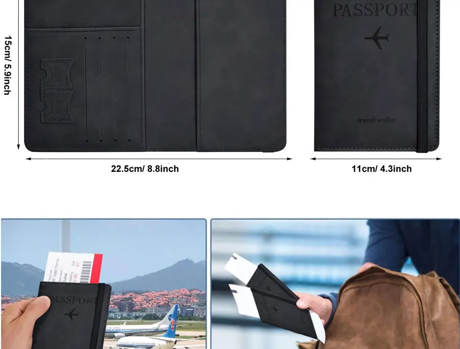 Passport Holder (Rustic and Fancy) 🌹