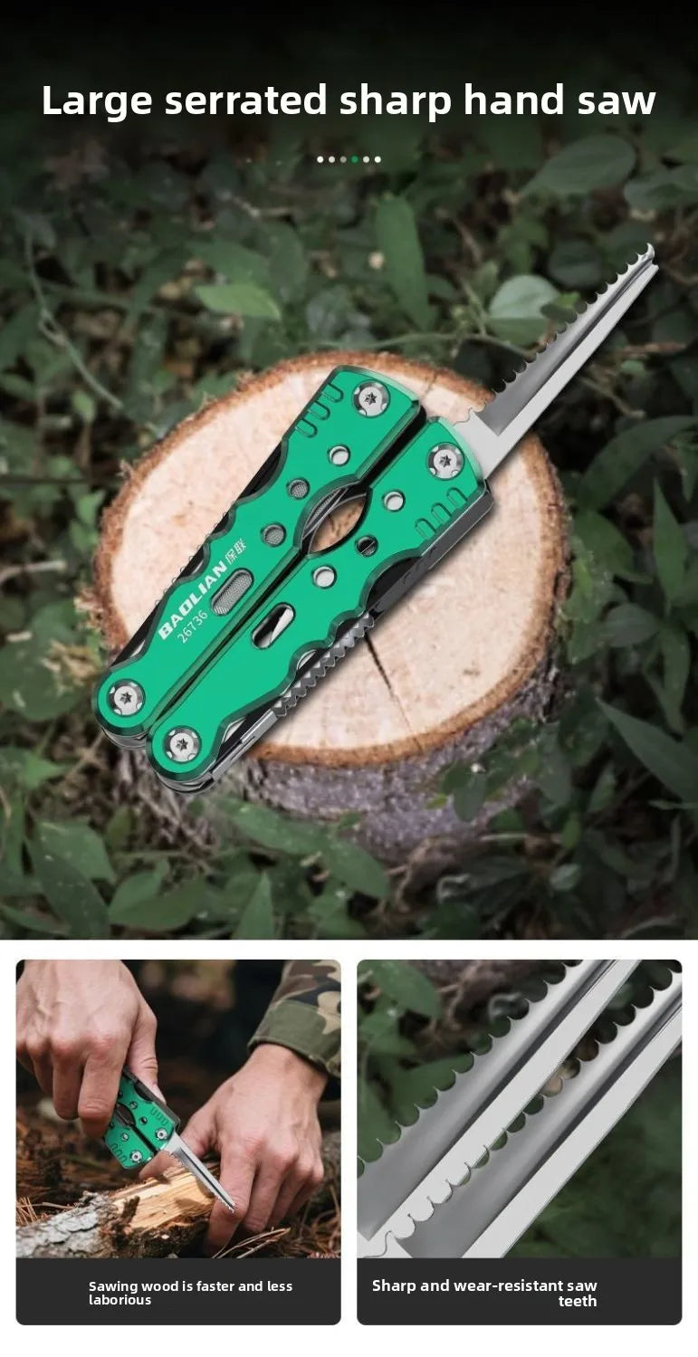 Multitools Hand Diy Multi Tools Multi-tool Clamp Folding Knives Scissor Cutters EDC Survival Gear Manual Pliers