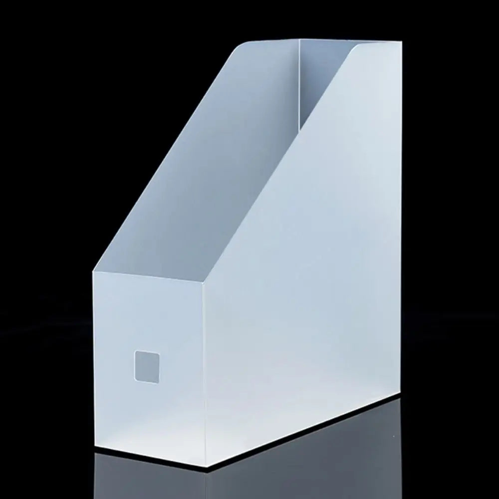 Sundries Storage Box Folding File Storage Box Desktop Organizer Transparent File Organizer Box Paper Organizer Minimalism