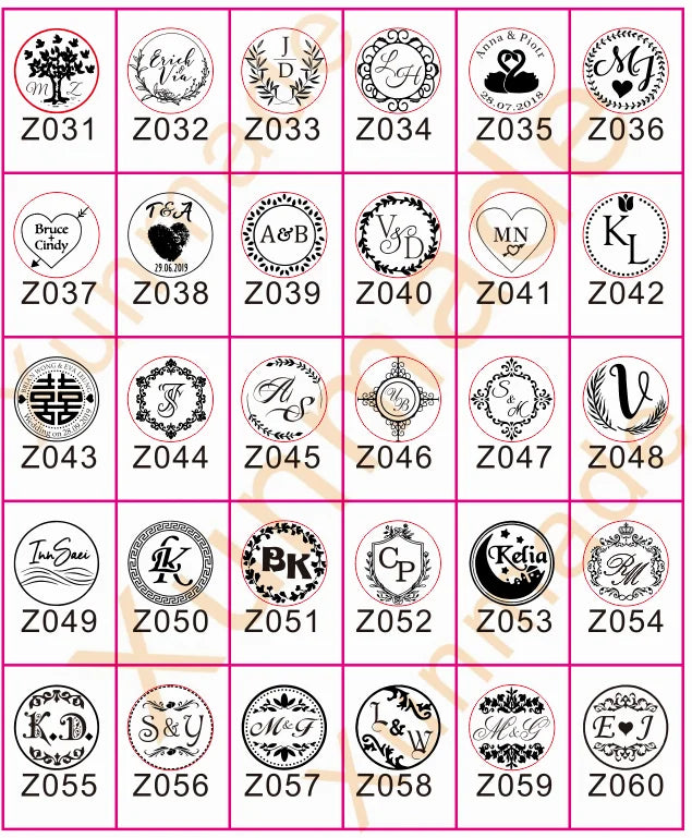Custom logo design Embossing Seals customize double Name 2 initials personalized Letter stamp/weddingCustom invitations envelop