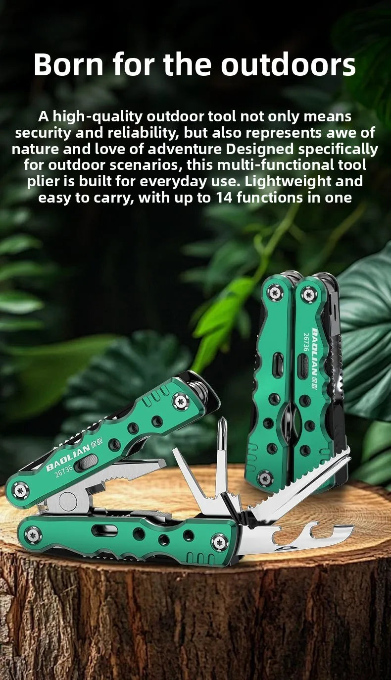 Multitools Hand Diy Multi Tools Multi-tool Clamp Folding Knives Scissor Cutters EDC Survival Gear Manual Pliers