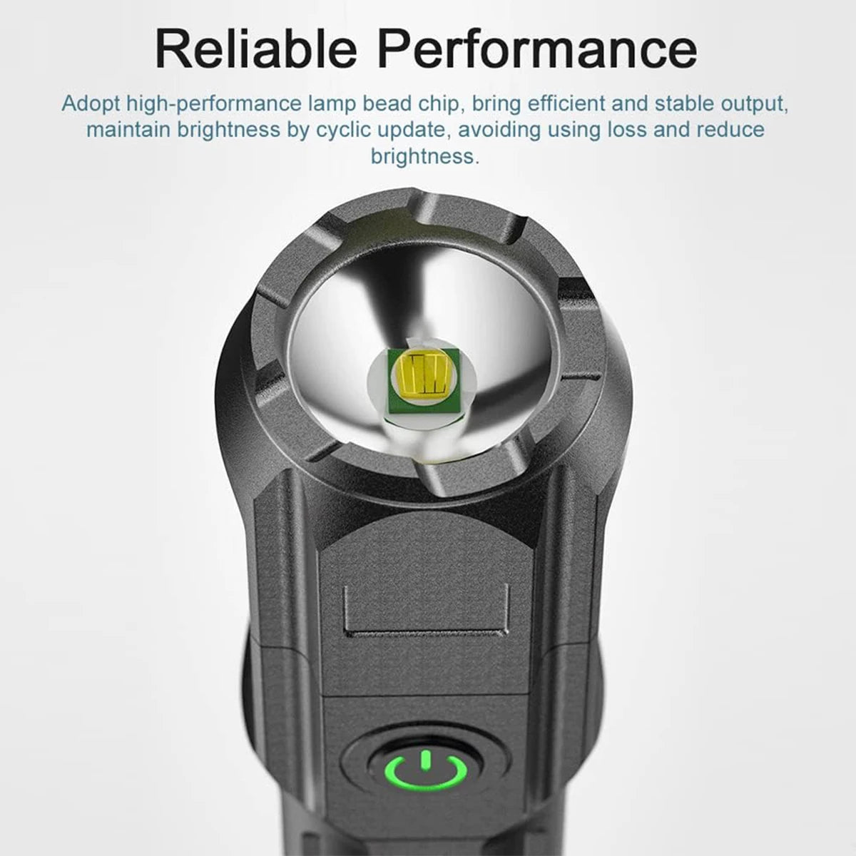 Led Flashlight Usb Leb Handheld Tactical Flashlights Rechargeable Waterproof With Zoom Torch Long Range Portable Light Emergency