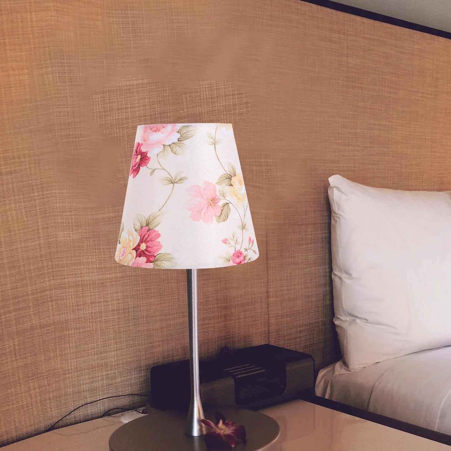 Pastoral Flower Lamp Shade Elegant Fabric Pendant Light For Bedroom Living Room Easy Install table lamp shade table lampshade (Free Shipping) 💝💖🌹 (Free Shipping) 💝💖🌹