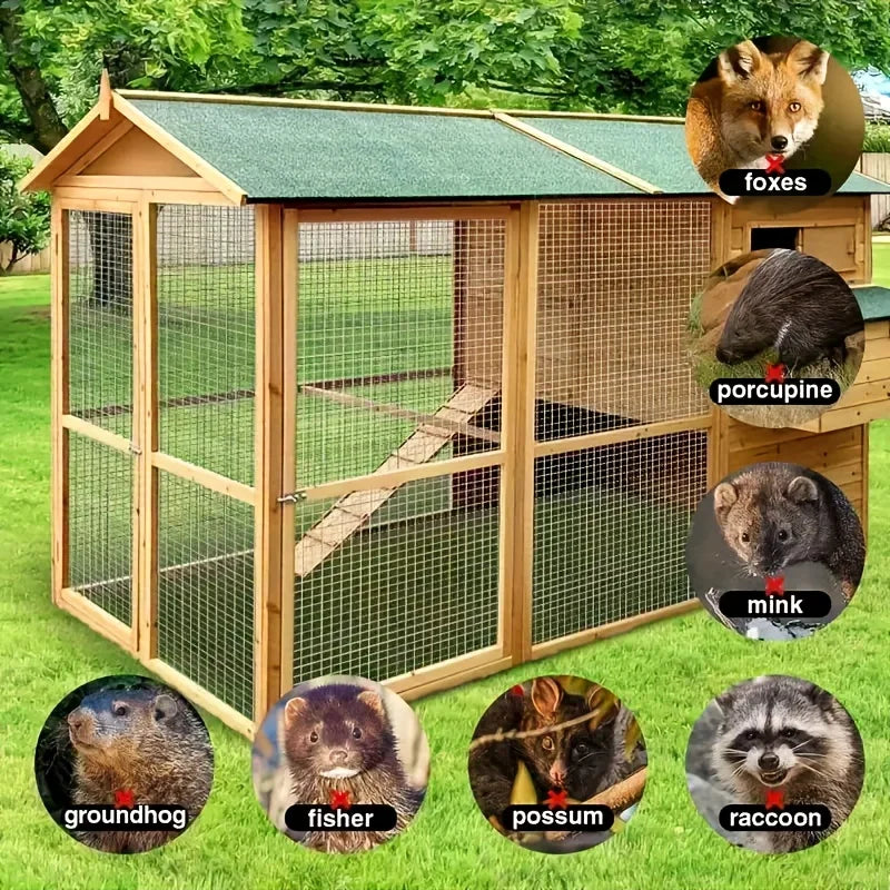 50X500cm Wire Mesh Metal Fence, Mesh Metal Fence, Garden Rabbit Fence, Durable Metal Barrier for Chicken Coop, Garden, Pet