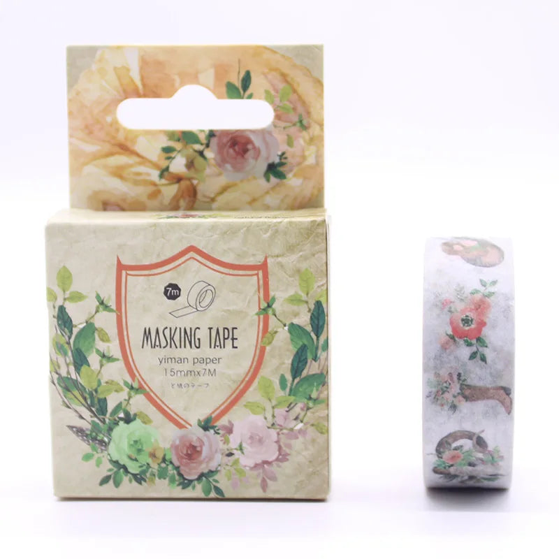 Washi Tape DIY Scrapbooking Paper Sticker Label Masking Tape Album Diary Decoration Stationery Tapes