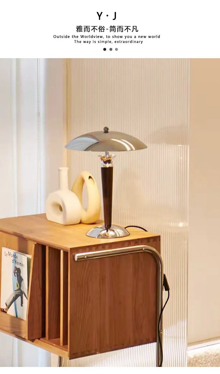 Nordic Retro Wooden Table Lamp Bauhaus Table Lights for Simple Living Room Bedroom Study Bedside Decoration Designer desk lamp