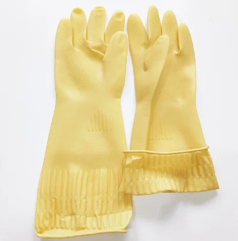 Cleaning Gloves 1 Pair Premium Household Waterproof Kitchen Dishwashing Non-Slip Durable Laundry Cleaning Supplies Tools