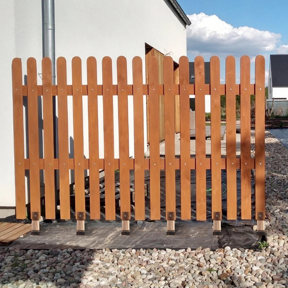 2 Pcs Plant Stands Fence Supplies Garden Lawn Fixed Support Holder Wooden Privacy Screening Fences Base Supply Accessories Baby