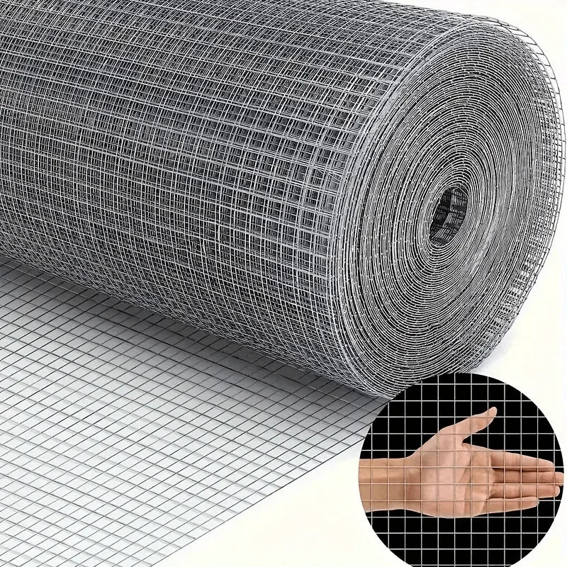 50X500cm Wire Mesh Metal Fence, Mesh Metal Fence, Garden Rabbit Fence, Durable Metal Barrier for Chicken Coop, Garden, Pet