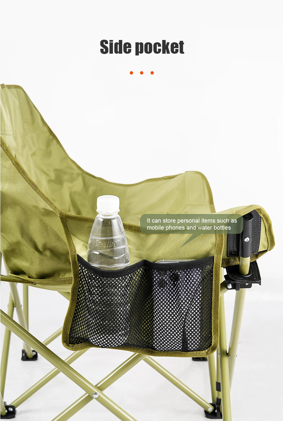 WESTTUNE Double Camping Chair Outdoor Fishing Backrest Chair Portable Folding Lawn Chair Beach Tourist Double Seat Leisure Chair