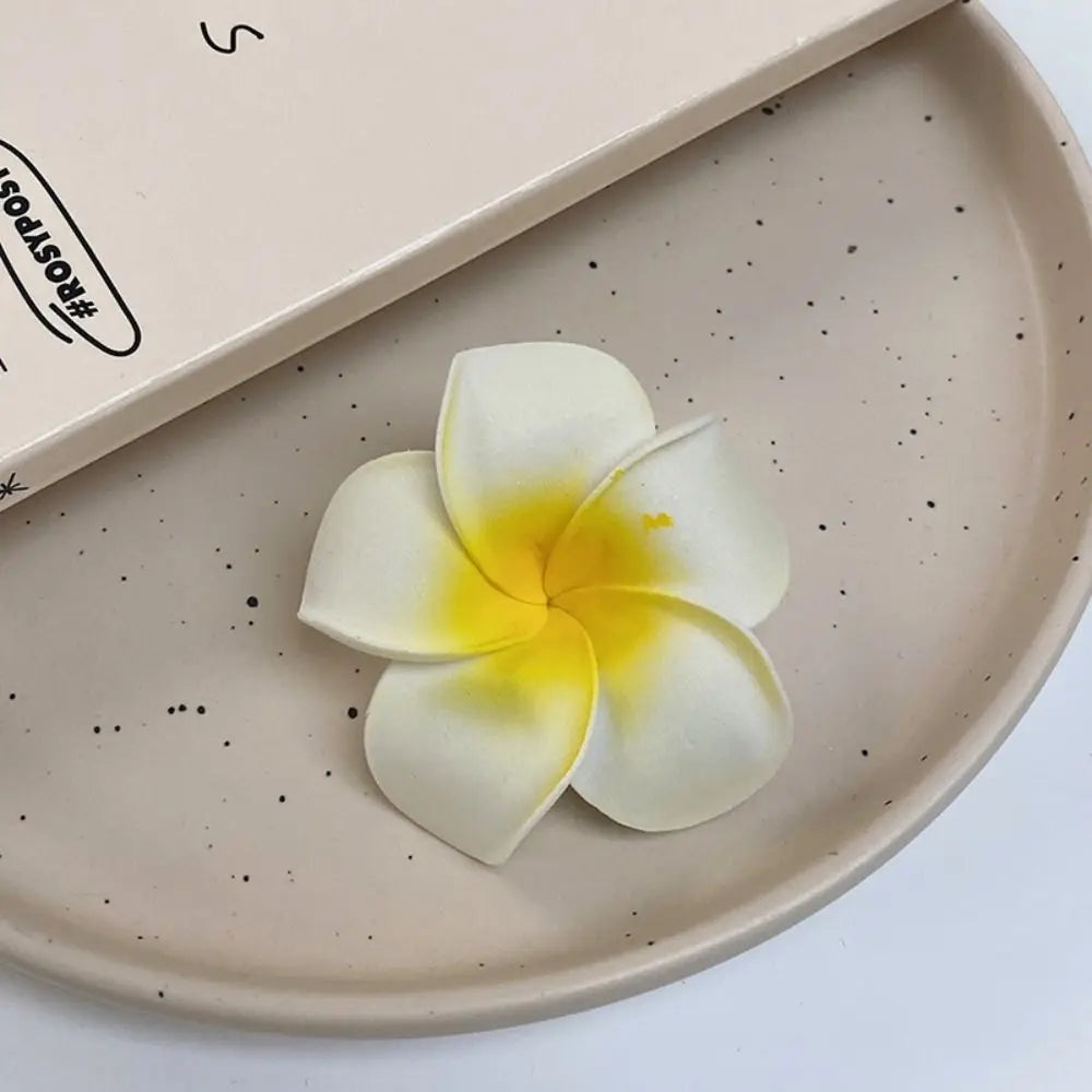 Korean Style Simulation Flower Hair Clip Bohemian Style Seaside Vacation Headwear Flower Hairpin Female Hair Accessories