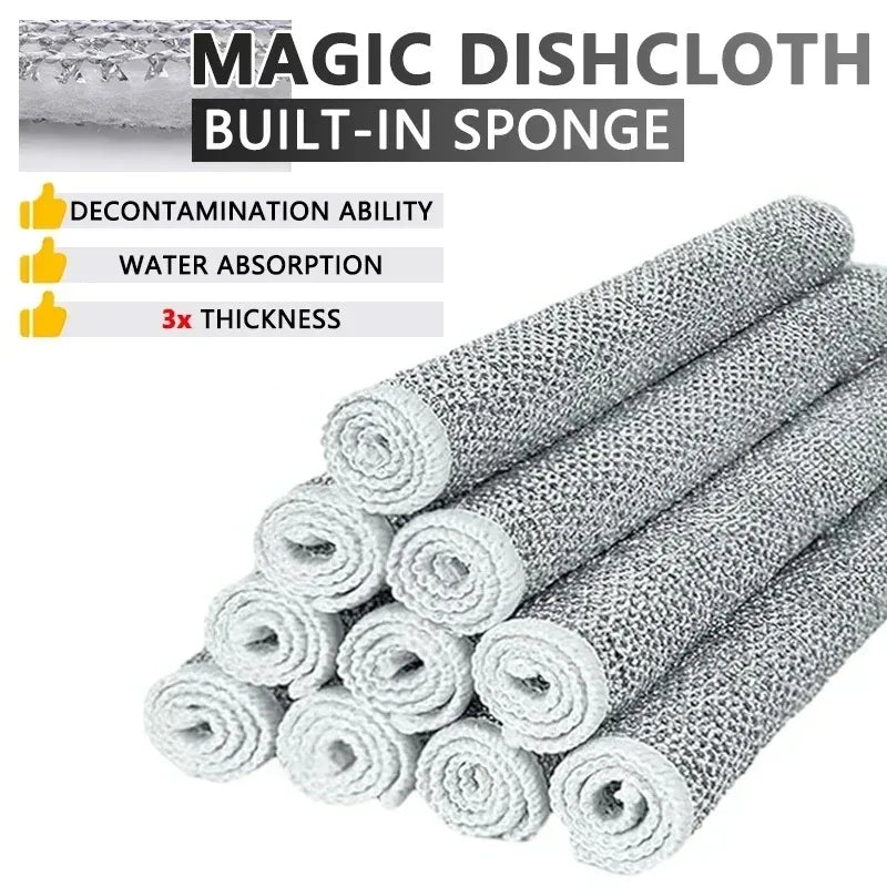 Magic Cleaning Cloth Multipurpose Miracle Cleaning Scrub for cleaning kitchens, Bathrooms and Household. (Free Shipping) ๐๐น๐โจ
