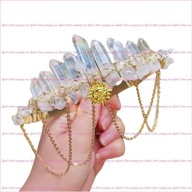 57QA Delicate Tiaras Birthday Headbands Elegant Hairbands for Girls Birthday Party Photo Props Headwear Crowns