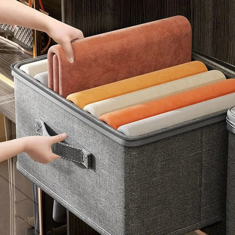 Stackable Storage Box, Wardrobe Organizer, Large Storage Space, Office Supplies Storage Box, Household Storage Supplies