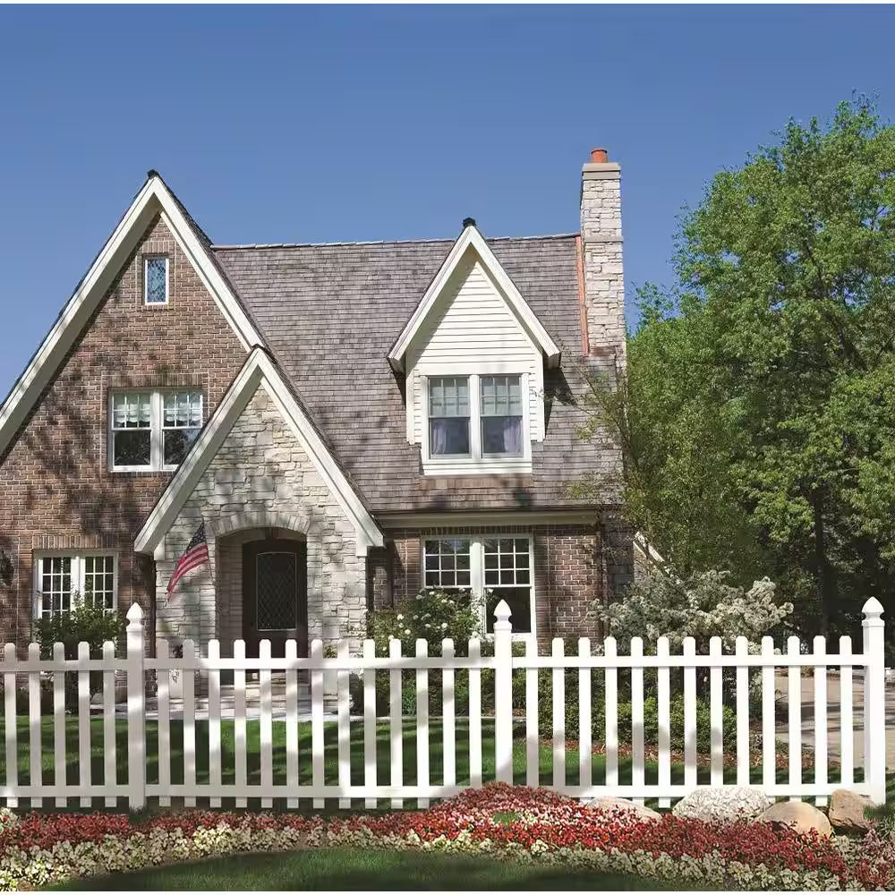 4 In. X 4 In. X 6 Ft. White Vinyl Square Fence Post