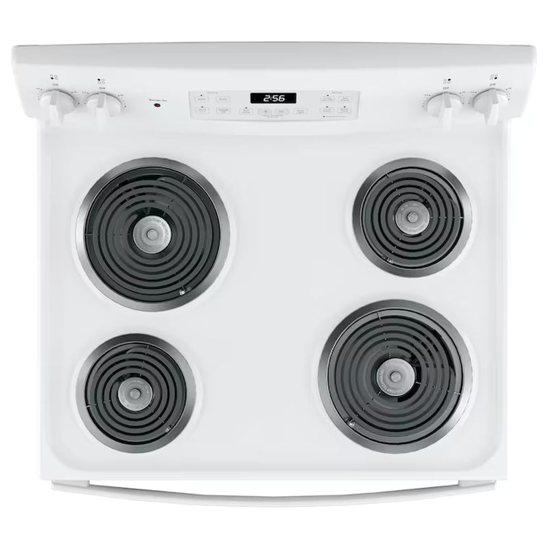 30-In 4 Burners 5.0-Cu Ft Freestanding Electric Ran ( White )