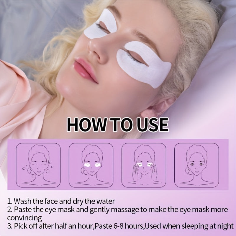 Professional Circulating Eye Mask - 5 pairs, Moisturizing and Firm, Suitable for a Variety of Light Beige Types, Containing Niacinamide and Hyaluronic Acid, Moisturizing Eye Light Beige, Eye Care, Make Light Beige Smooth and Tenderizing.