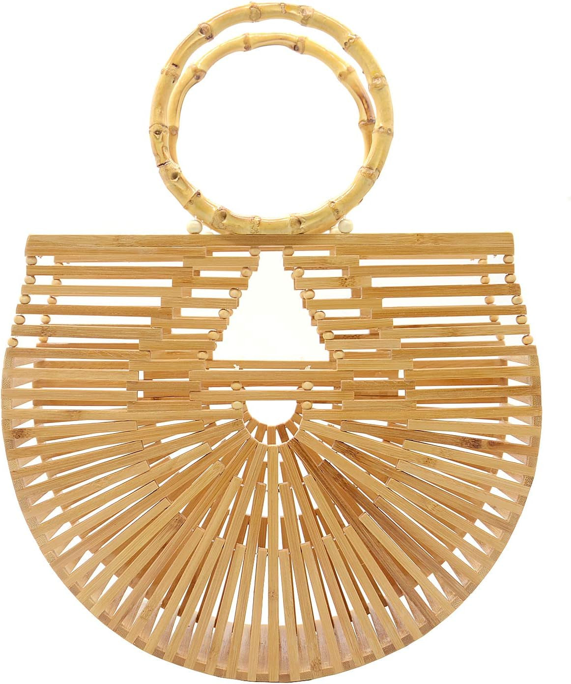 Womens Bamboo Handbags Handmade Purses Tote Bag