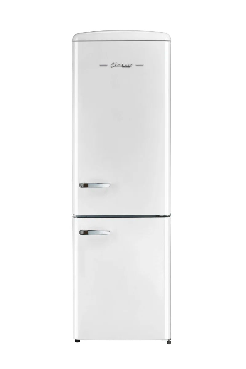 Classic Retro 23.6" Frost-Free 11.7 Cu. Ft. Energy Star Certified Bottom Freezer Refrigerator