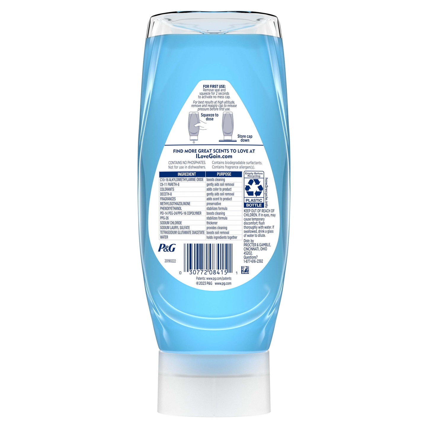 Ez-Squeeze Dishwashing Liquid Dish Soap, Honeyberry Hula, 14.7 Fl Oz