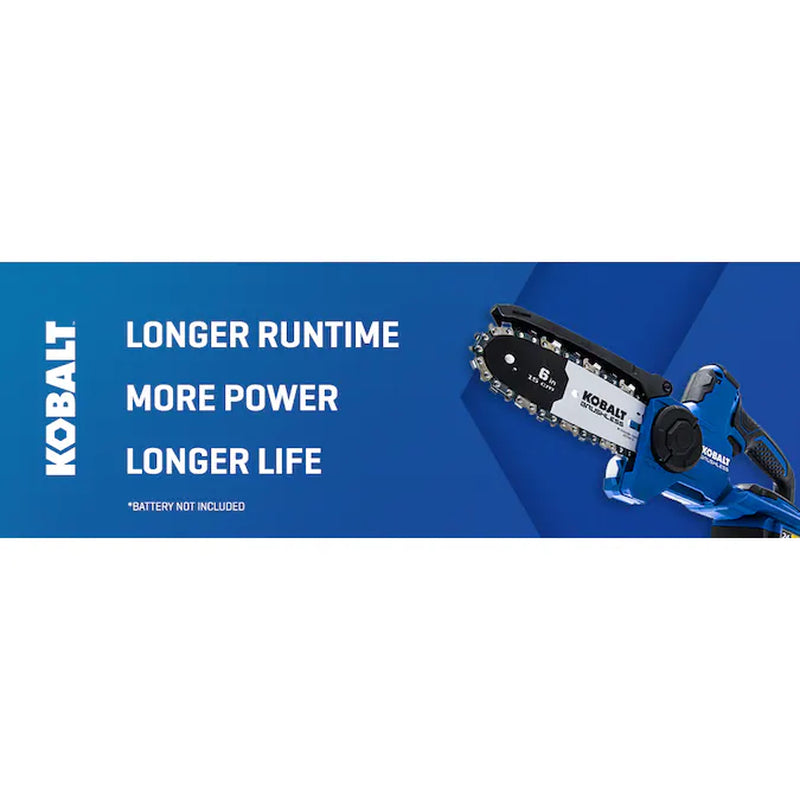 24-Volt 6-In Battery Chainsaw Battery Not Included Charger Not Included