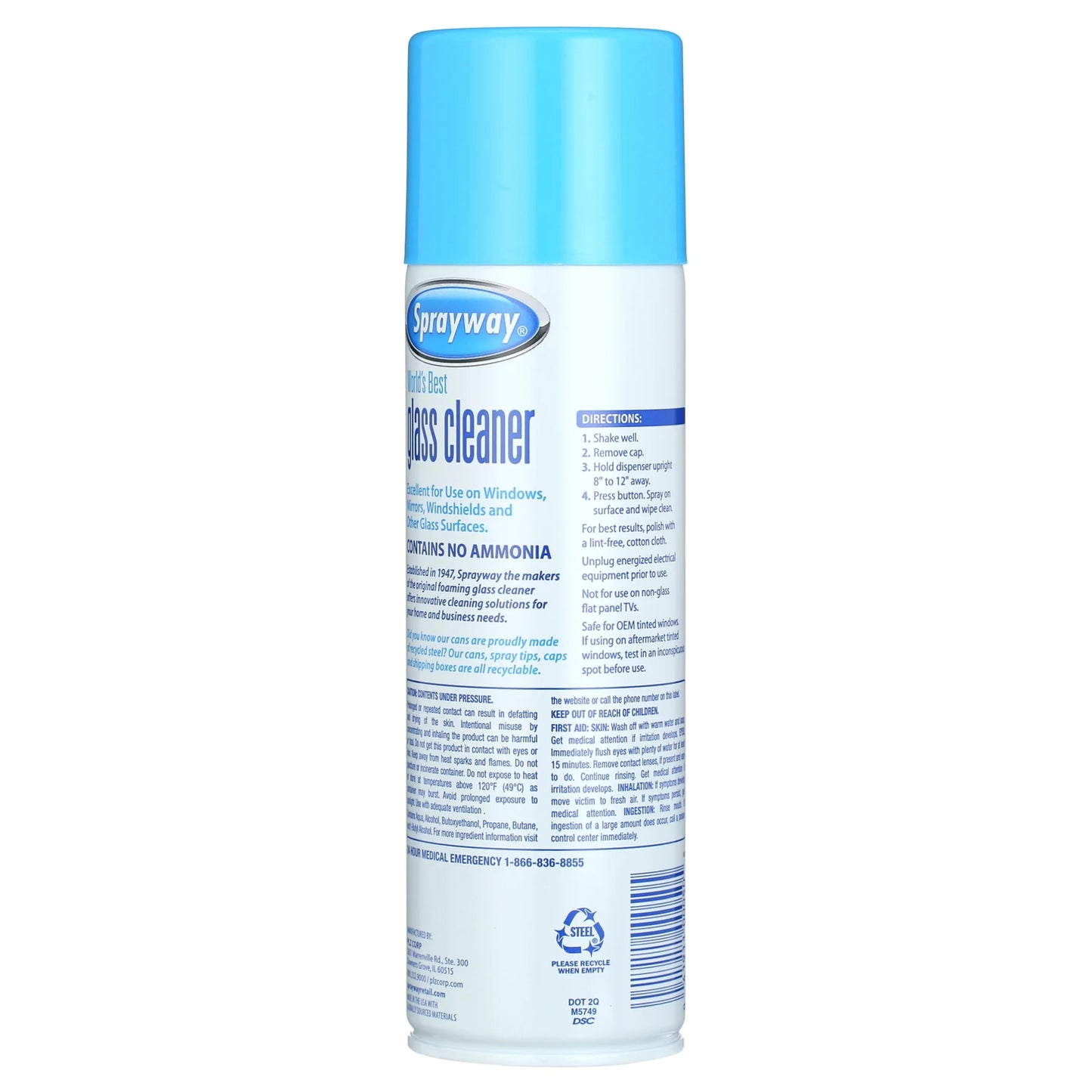 Glass Cleaner, 19 Ounce, 4 Pack