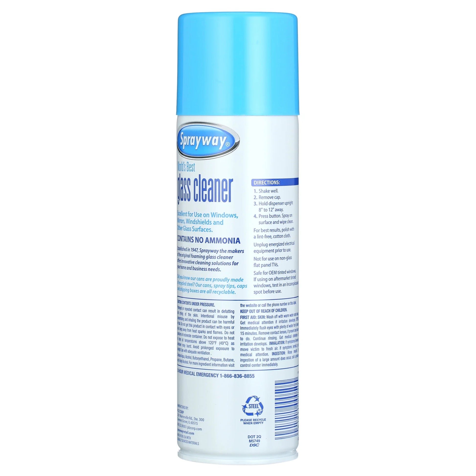 Glass Cleaner, 19 Ounce, 4 Pack