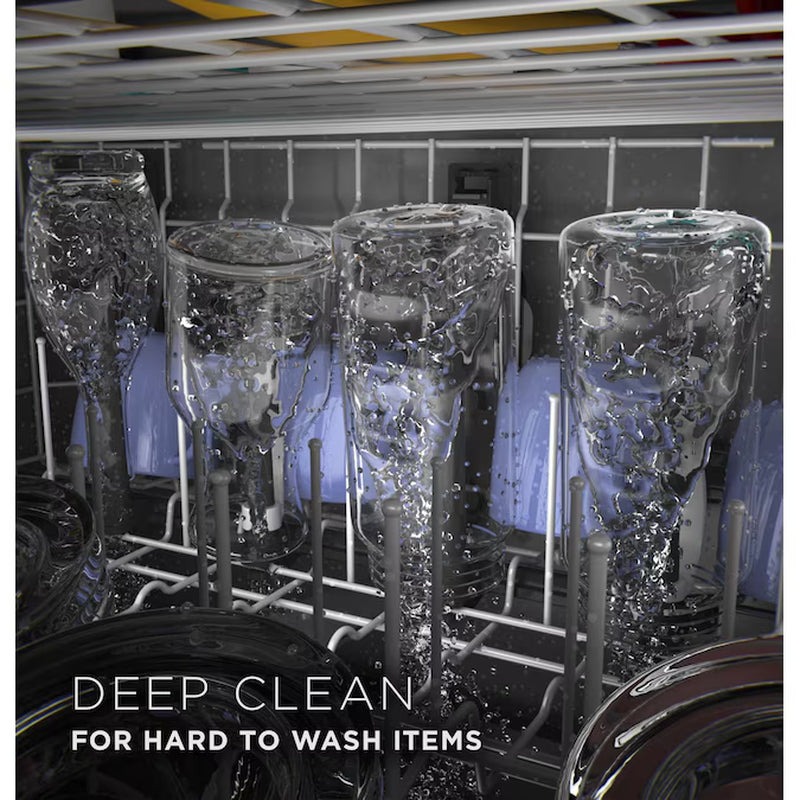 24-In Top Control Built-In Dishwasher ( White ) with Third Rack, Dry Boost , 50-Decibel