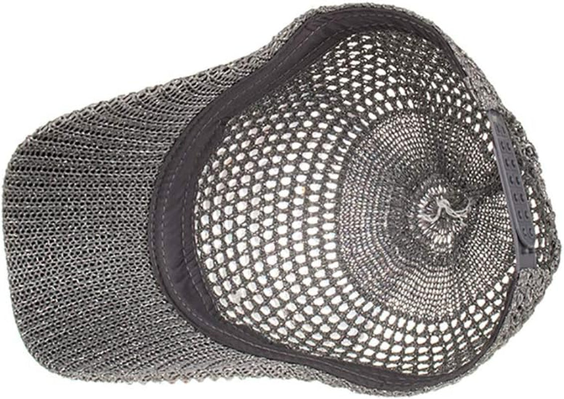 Women Men Studded Rhinestone Crystals Adjustable Ponytail Mesh Baseball Cap Shiny Bling Casual Sports Cap Breathable Sun Hat