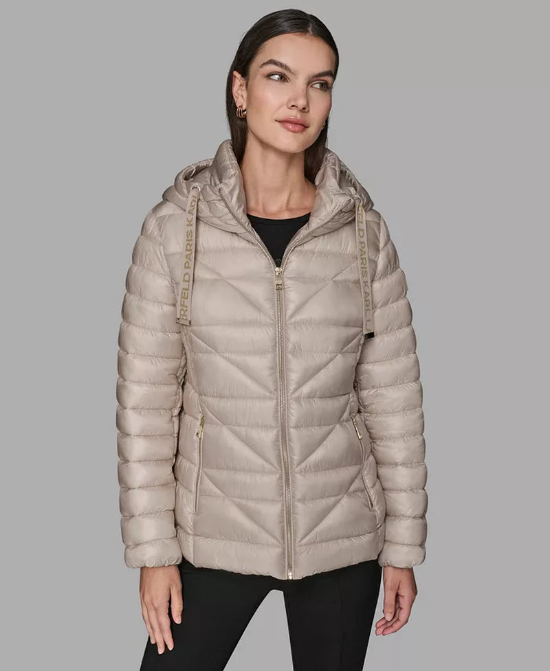 Women'S Drawstring Puffer Coat