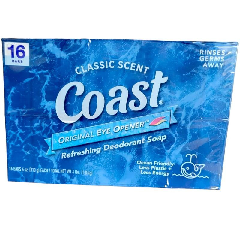 NEW Refreshing Deodorant Soap Bar -4 Oz- 16 Bars, Men'S Soap, Adult Soap, All S