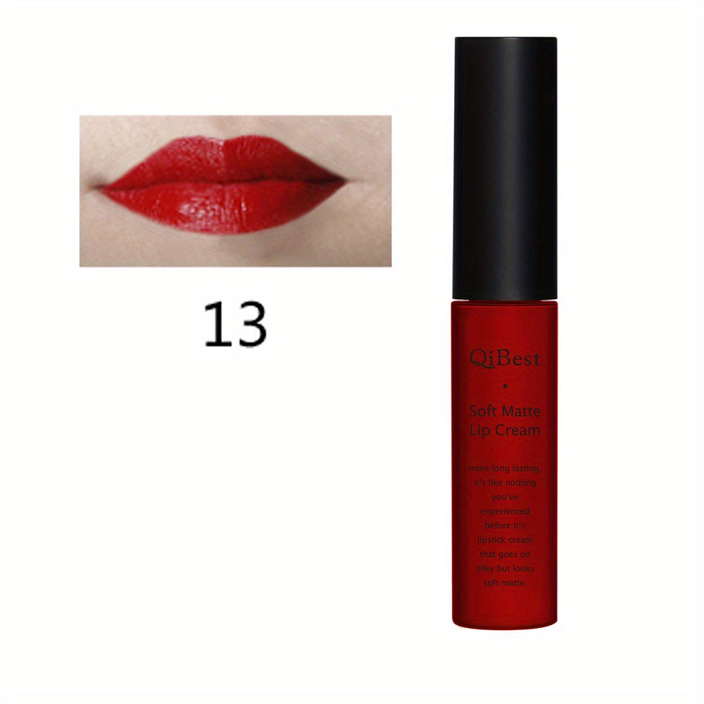 Matte Velvet Lip Glaze, Waterproof Long Lasting Not Easy To Decolor Lip Gloss, Silky Smooth Plumping Lipstick ( 20 Colors ) Valentine's Day Gifts
