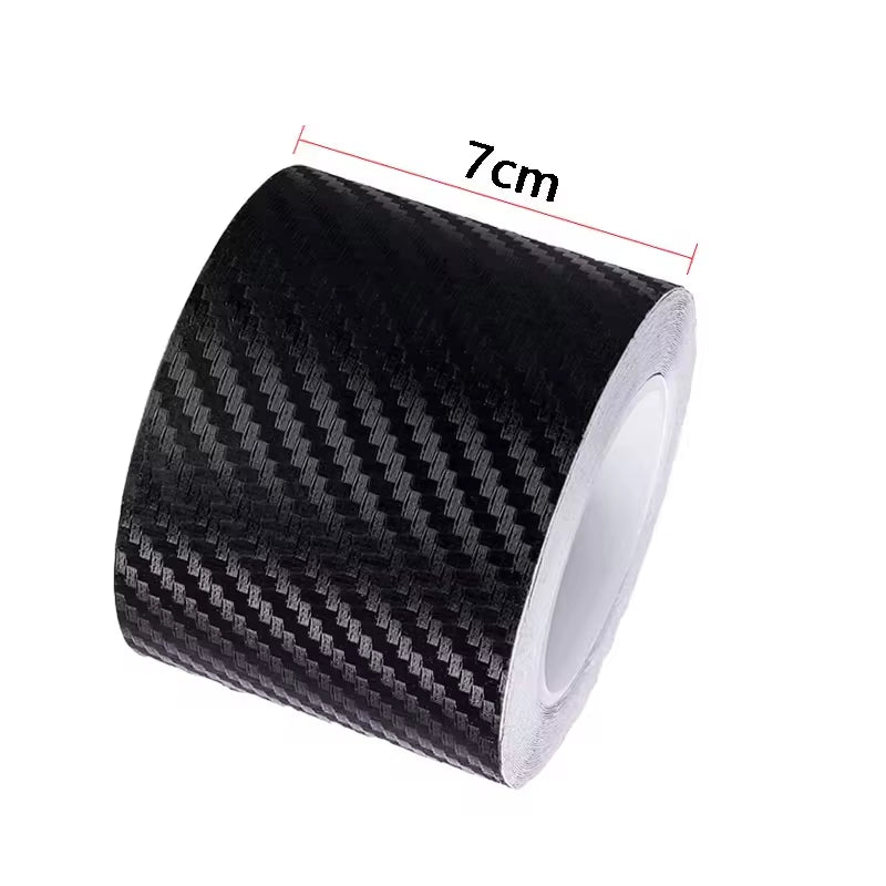3/10M Carbon Fiber Car Stickers Auto Door Threshold Trunk Protective Strip anti Scratch Tape Waterproof Decal Car Accessories