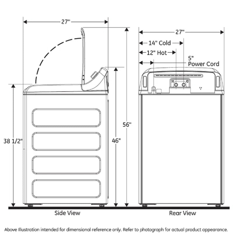 4.5 Cu. Ft. Top Load Washer in White