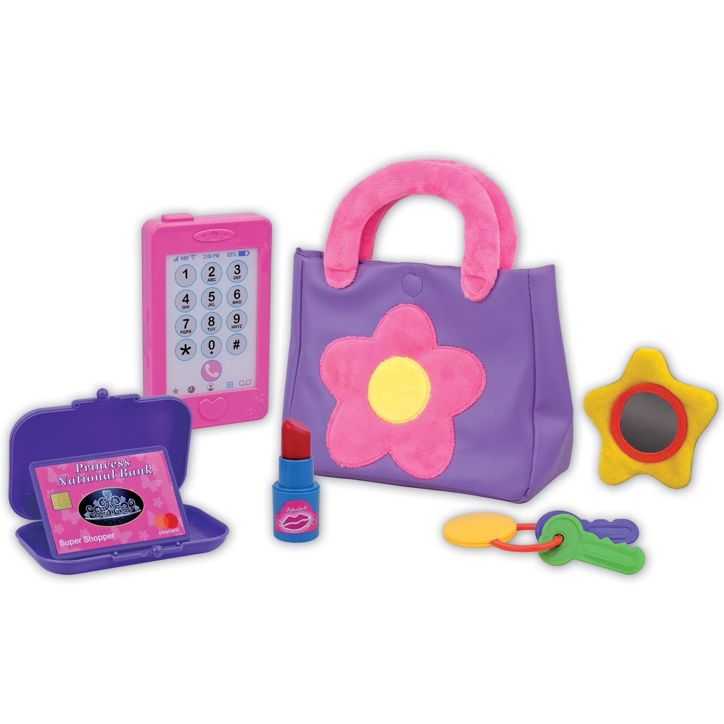 Let'S Pretend Play Purse Set Designed for Children Ages 2+ Years