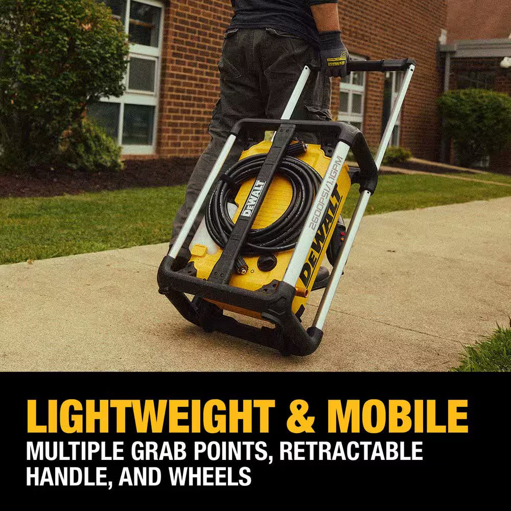 2600 PSI 1.1 GPM 15 Amp Cold Water Electric Pressure Washer with Internal Equipment Storage