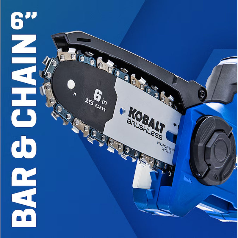 24-Volt 6-In Battery Chainsaw Battery Not Included Charger Not Included