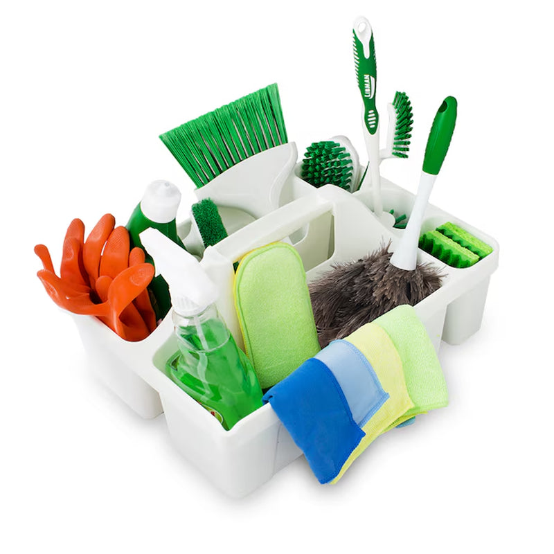 5 -Compartment Polypropylene Cleaning Caddy
