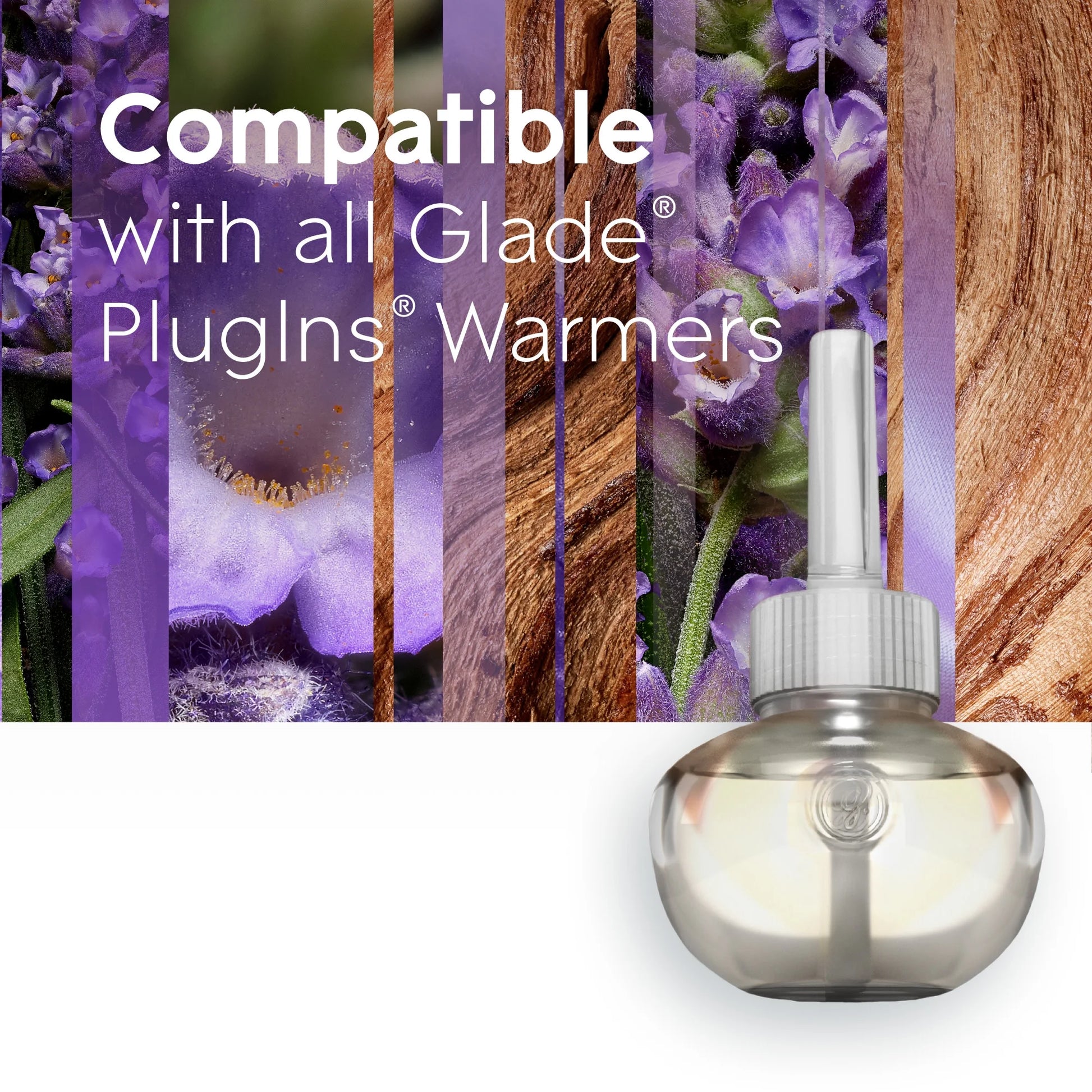 Aromatherapy Plugins Air Freshener Refills, Choose Calm Scent with Notes of Lavender & Sandalwood, Fragrance Infused with Essential Oils, 5 X 0.67 Oz (19.8 Ml)