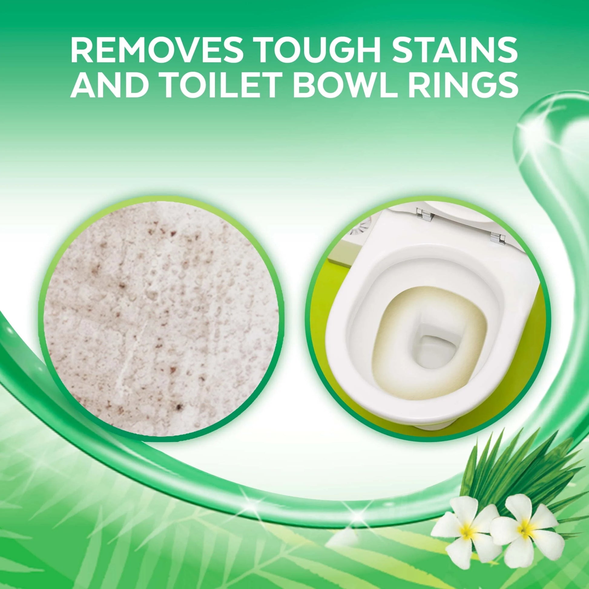 ® Toilet Bowl Cleaner Gel, for Cleaning and Disinfecting, Stain Removal, Forest Rain Scent, 24Oz (Pack of 2)