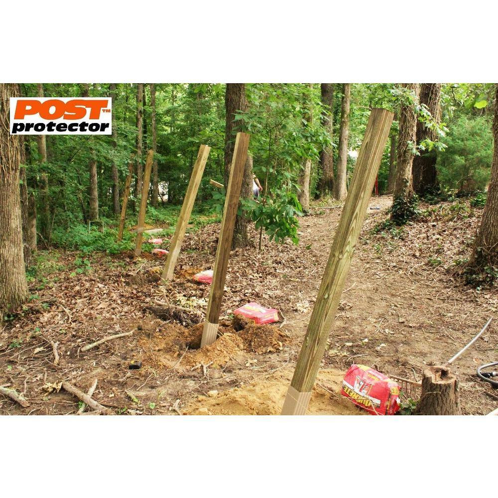 4 In. X 4 In. X 42 In. In-Ground Fence Post Decay Protection