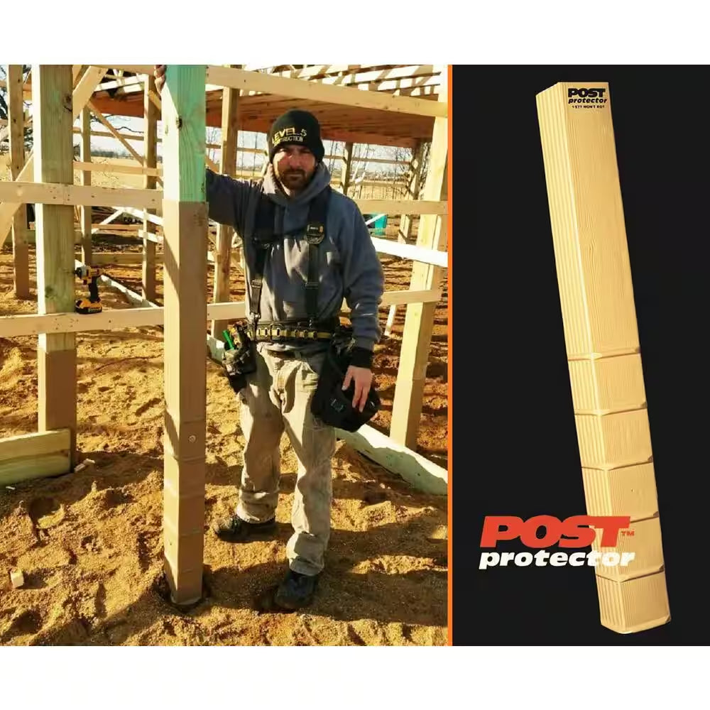4 In. X 4 In. X 42 In. In-Ground Fence Post Decay Protection