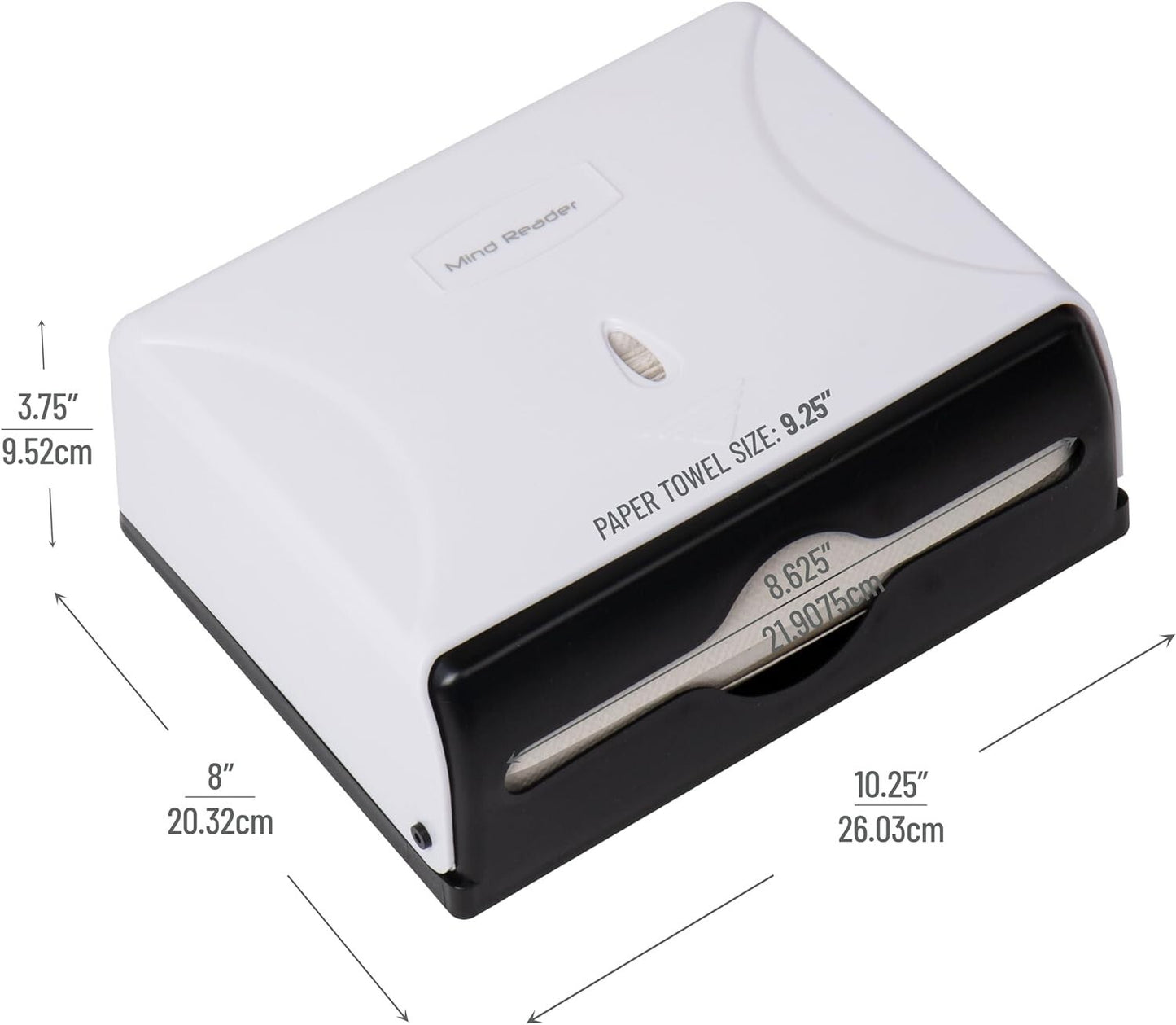 Paper Towel Dispenser C-Fold &M-Fold Towels Bathroom Kitchen Restroom Wall Mount