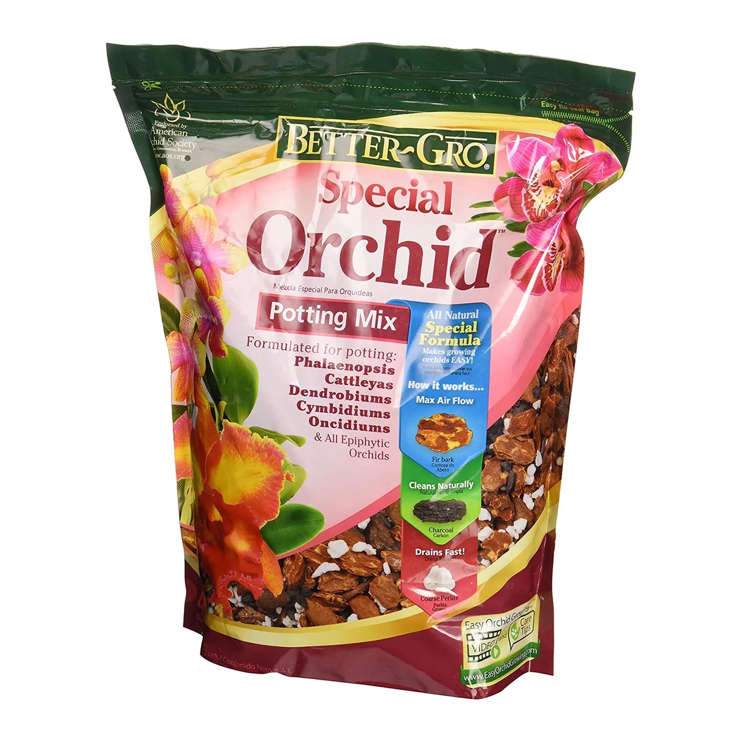 Sun Bulb Special Orchid Flower Potting Mix Garden Soil, 8 Qt
