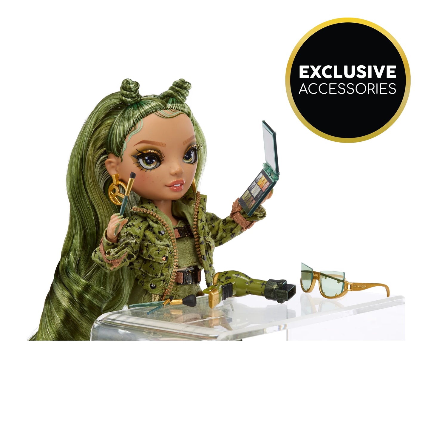 Olivia, Camo Green Fashion Doll, 11 Inches