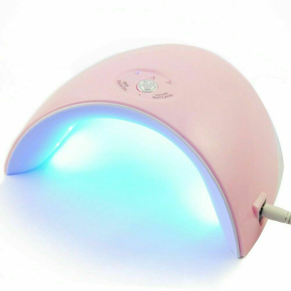 36W LED UV Nail Polish Dryer Lamp Gel Acrylic Curing Light Spa Professional Kit